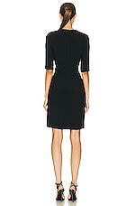 Burberry Short Sleeve Dress in Black, view 3, click to view large image.