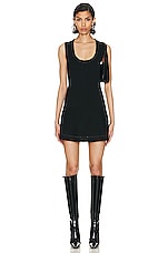 Burberry Sleeveless Knit Dress in Black, view 1, click to view large image.