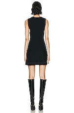 Burberry Sleeveless Knit Dress in Black, view 3, click to view large image.