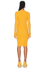 Burberry Long Sleeve Dress in Pear, view 3, click to view large image.