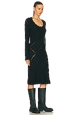 Burberry Long Sleeve Dress in Vine, view 2, click to view large image.