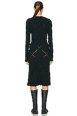 Burberry Long Sleeve Dress in Vine, view 3, click to view large image.