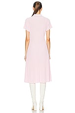 Burberry Short Sleeve Dress in Cameo, view 3, click to view large image.