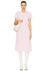 Burberry Short Sleeve Dress in Cameo, view 4, click to view large image.
