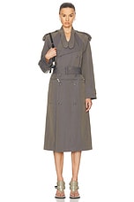 Burberry Trench Dress in Iron, view 1, click to view large image.