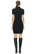 Burberry Polo Midi Dress in Black, view 3, click to view large image.