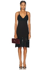 Burberry Lace Slip Dress in Snug, view 1, click to view large image.