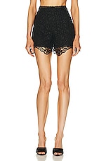 Burberry Lace Short in Black, view 1, click to view large image.
