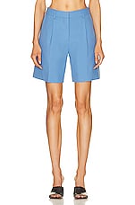 Burberry Tailored Short in Cool Cornflower Blue, view 1, click to view large image.