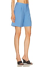 Burberry Tailored Short in Cool Cornflower Blue, view 2, click to view large image.