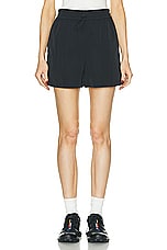 Burberry Stretch Waist Short in Black, view 1, click to view large image.