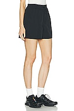 Burberry Stretch Waist Short in Black, view 2, click to view large image.