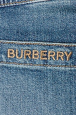 Burberry Baggy Jean in Deep Slate Blue, view 5, click to view large image.