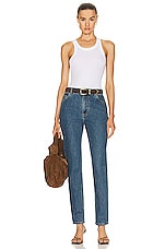 Burberry Balin Skinny Jean in Classic Blue, view 4, click to view large image.
