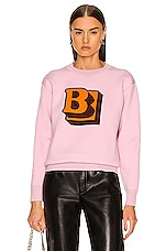 Burberry Kyra Sweater in Pale Candy Pink, view 1, click to view large image.
