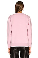 Burberry Kyra Sweater in Pale Candy Pink, view 3, click to view large image.