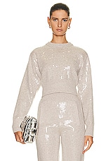 Burberry Camilla Sweater in Beige Melange, view 1, click to view large image.
