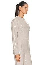 Burberry Camilla Sweater in Beige Melange, view 2, click to view large image.
