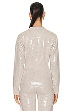 Burberry Camilla Sweater in Beige Melange, view 3, click to view large image.