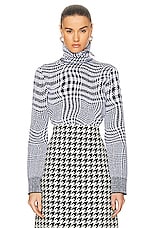 Burberry Turtleneck Sweater in Monochrome, view 1, click to view large image.