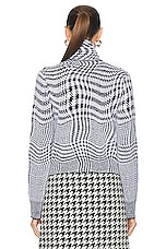 Burberry Turtleneck Sweater in Monochrome, view 3, click to view large image.