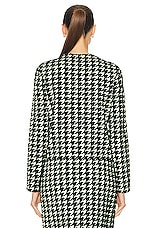 Burberry Fitted Cardigan in Ivy Pattern, view 3, click to view large image.