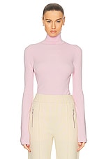 Burberry Turtleneck Sweater in Cameo, view 1, click to view large image.
