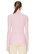 Burberry Turtleneck Sweater in Cameo, view 3, click to view large image.