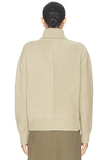 Burberry Turtleneck Sweater in Hunter, view 4, click to view large image.