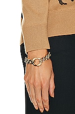 Burberry Chain Bracelet in Light Gold, view 2, click to view large image.