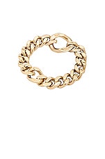 Burberry Chain Bracelet in Light Gold, view 3, click to view large image.
