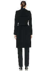 Burberry Kensington Trench Coat in Black, view 4, click to view large image.