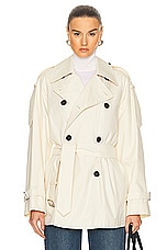 Burberry Belted Coat in Calico, view 2, click to view large image.