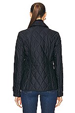 Burberry Fernleigh Button Up Jacket in Midnight, view 4, click to view large image.