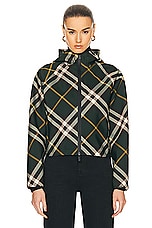 Burberry Check Jacket in Ivy Check, view 2, click to view large image.