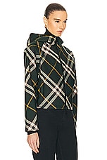 Burberry Check Jacket in Ivy Check, view 3, click to view large image.