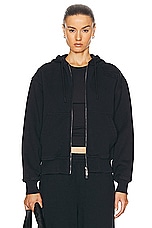 Burberry Zip Up Jacket in Black, view 1, click to view large image.