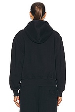 Burberry Zip Up Jacket in Black, view 5, click to view large image.