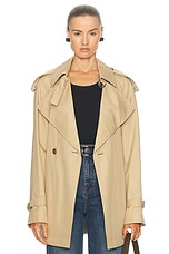 Burberry Trench Jacket in Flax, view 1, click to view large image.