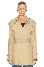 Burberry Trench Jacket in Flax, view 2, click to view large image.