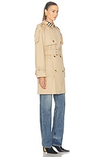 Burberry Trench Coat in Flax, view 3, click to view large image.