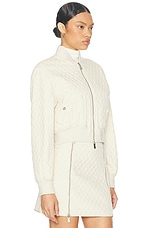 Burberry Bomber Jacket in Plaster, view 3, click to view large image.