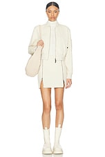 Burberry Bomber Jacket in Plaster, view 6, click to view large image.