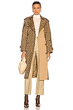 Burberry Pedley Coat in Honey, view 2, click to view large image.