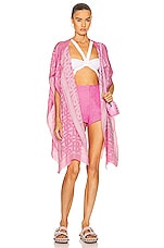 Burberry Cape in Bubblegum Pink, view 4, click to view large image.
