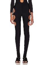 Burberry Cutout Legging in Black, view 1, click to view large image.