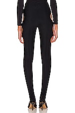 Burberry Cutout Legging in Black, view 4, click to view large image.