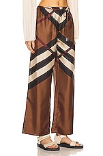 Burberry Noemi Pant in Dark Birch Brown, view 2, click to view large image.