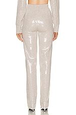 Burberry Carina Pant in Beige Melange, view 3, click to view large image.
