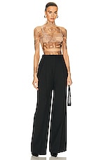 Burberry Madge Pant in Black, view 4, click to view large image.
